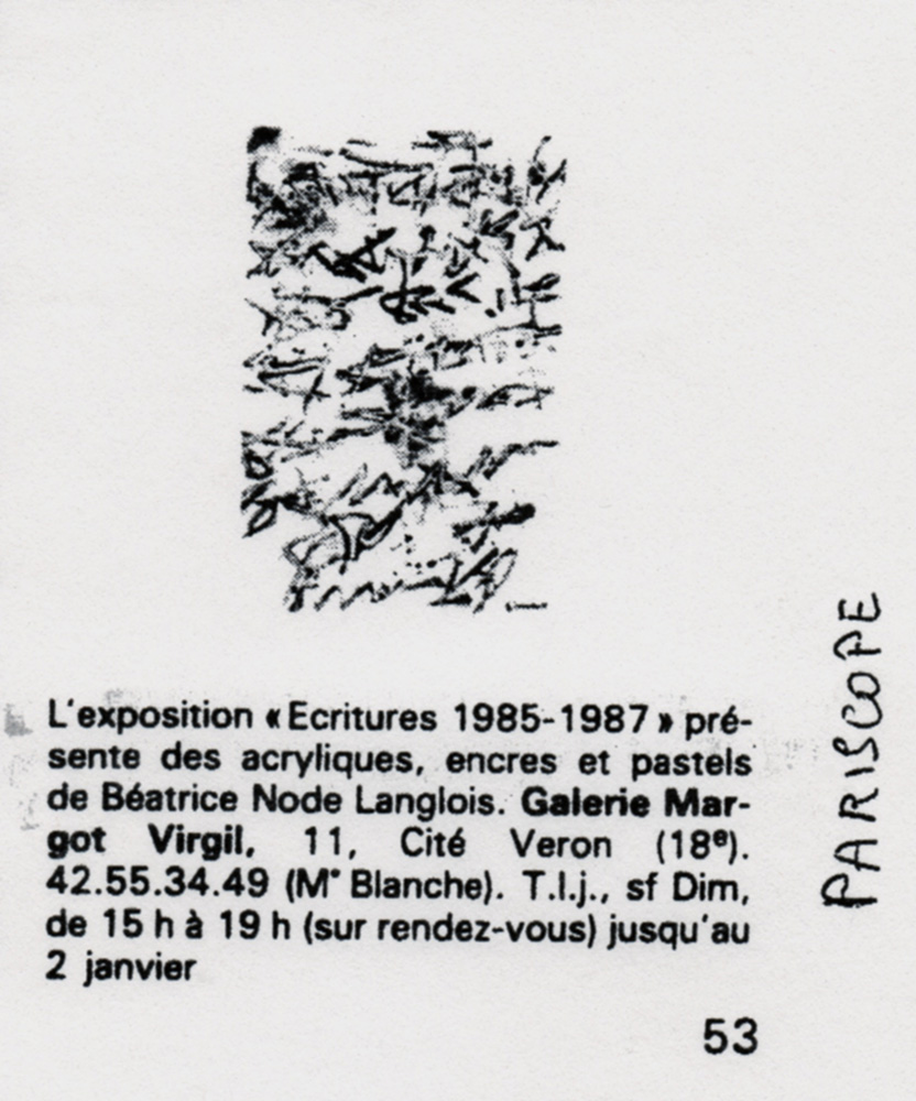 1988 Pariscope
