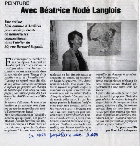 2003 La Voix Populaire